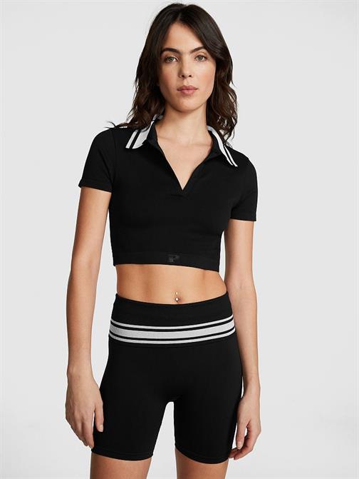 PINK Seamless Katlanabilir Biker Şort