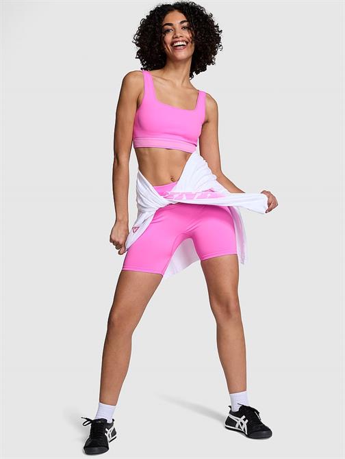 PINK Seamless Katlanabilir Biker Şort