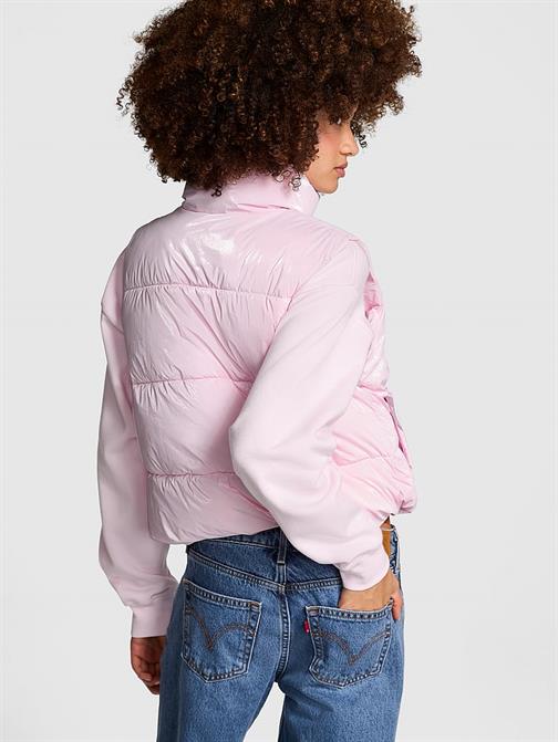 PINK'ten High Shine Marshmallow Puffer Yelek
