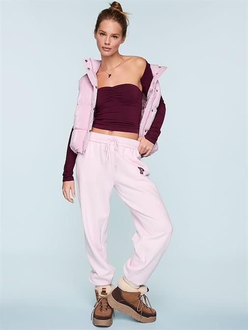 PINK'ten High Shine Marshmallow Puffer Yelek
