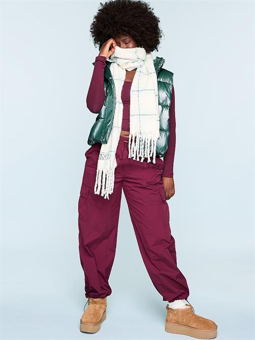 PINK'ten High Shine Marshmallow Puffer Yelek
