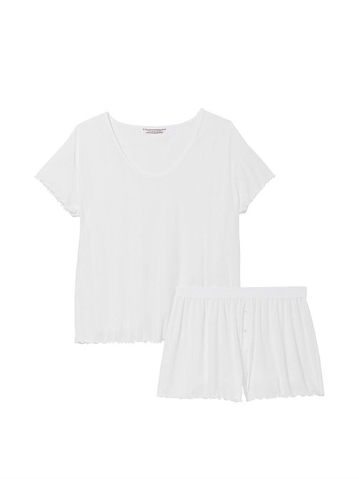 Pointelle Kısa Pijama Takımı