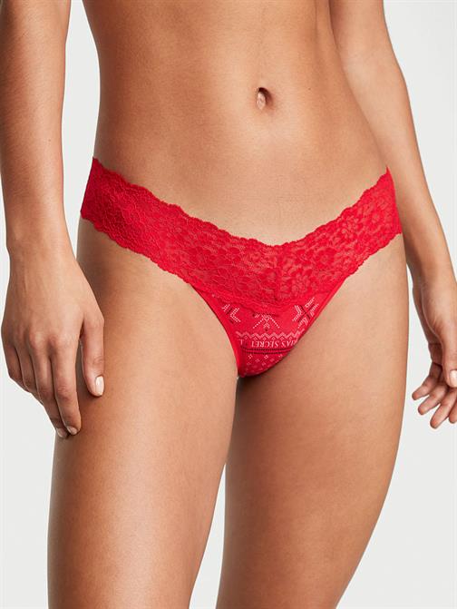 Posey Beli Dantelli Pamuklu Tanga