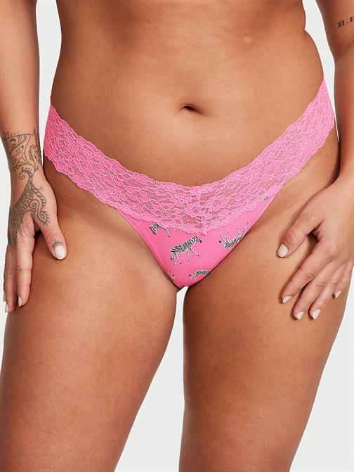Posey Beli Dantelli Pamuklu Tanga