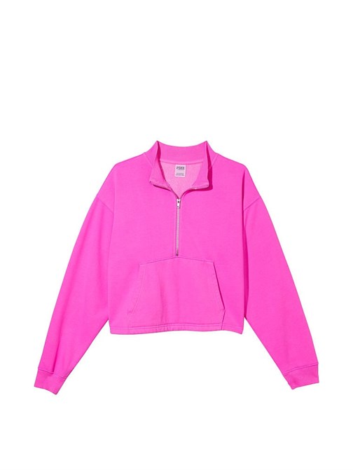 Premium Yarım Fermuarlı Polar Sweatshirt
