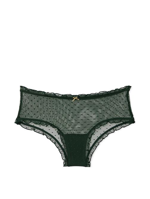 Puantiyeli Tül Fırfırlı Cheeky Külot
