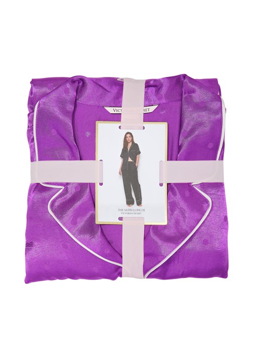Saten Kısa Kollu Pijama Takımı