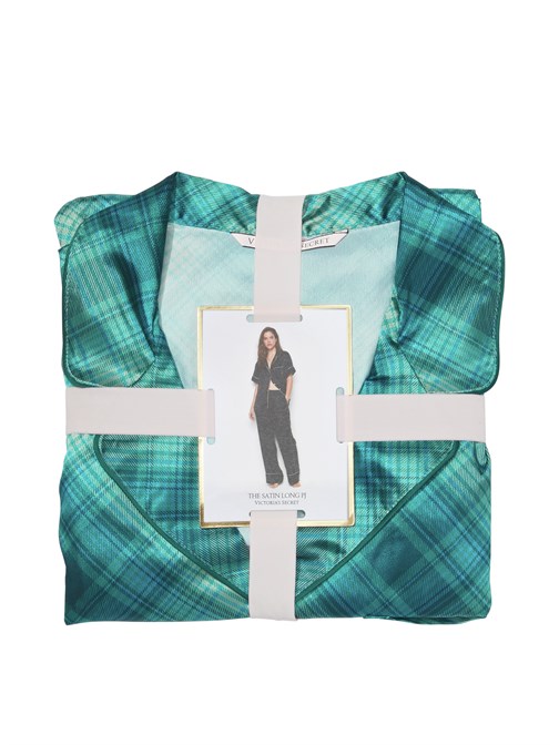Saten Kısa Kollu Pijama Takımı