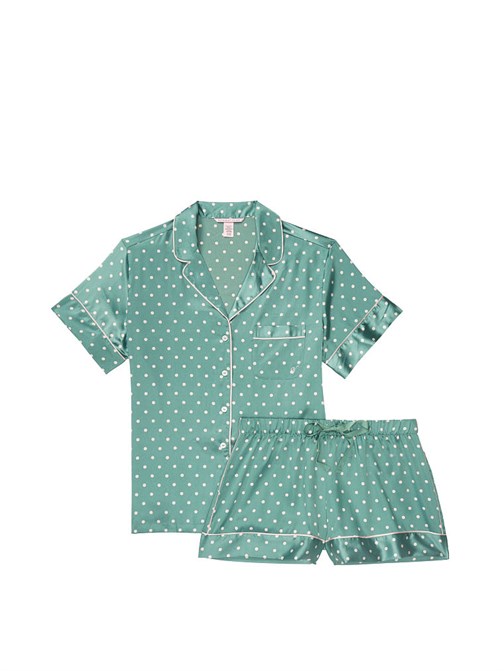 Saten Kısa Pijama Seti