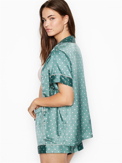Saten Kısa Pijama Seti