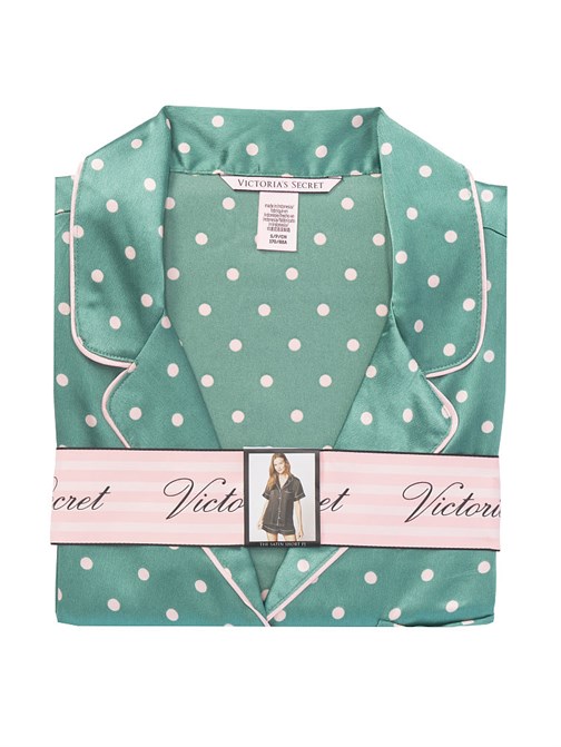 Saten Kısa Pijama Seti