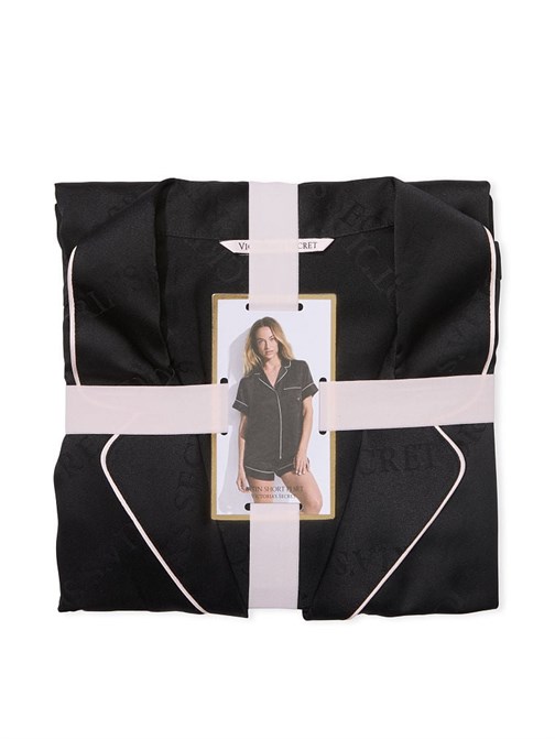 Saten Kısa Pijama Takımı