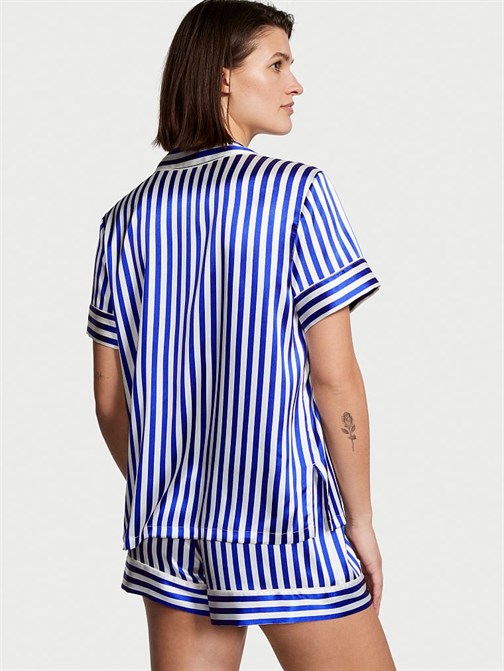 Saten Kısa Pijama Takımı