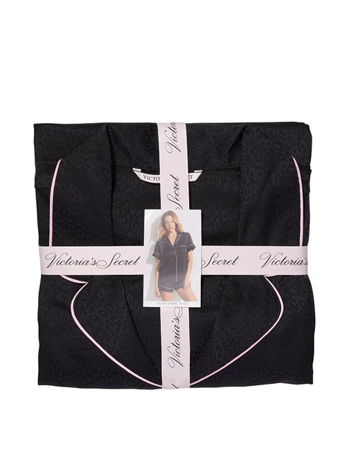 Saten Kısa Pijama Takımı