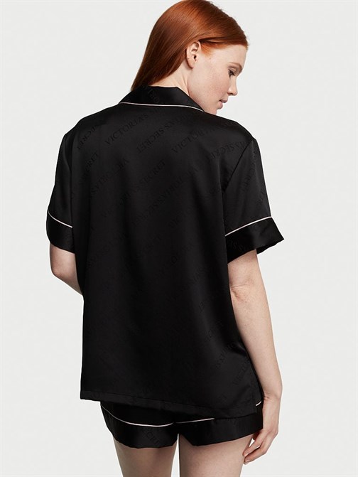 Saten Kısa Pijama Takımı