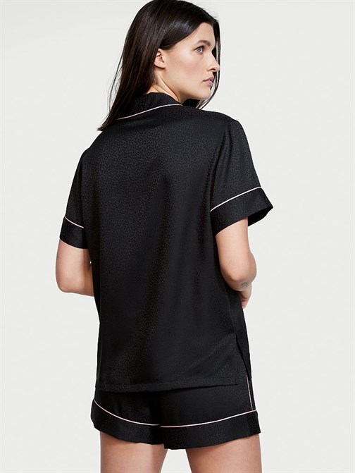 Saten Kısa Pijama Takımı