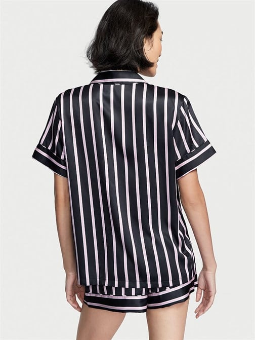 Saten Kısa Pijama Takımı