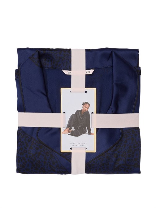 Saten Uzun Pijama Takımı