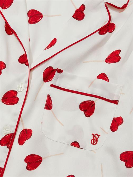 Saten Uzun Pijama Takımı
