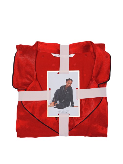 Saten Uzun Pijama Takımı