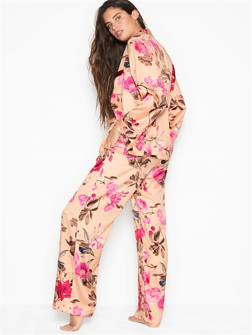 Satin Long PJ Set