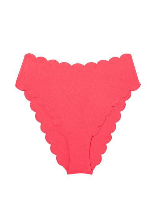 Scallop Yüksek Bel Cheeky Bikini Altı