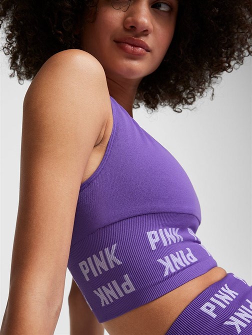 Seamless Scoop Neck Sports Bra