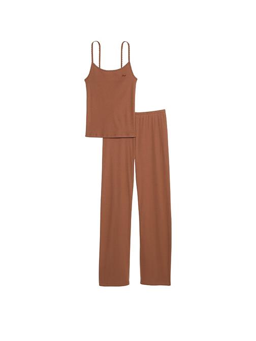 Spill-the-Tea Pamuklu Uzun Pijama Takımı