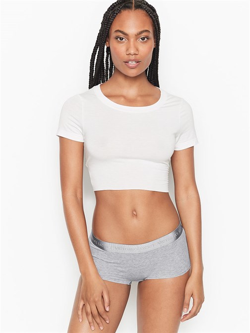 Stretch Cotton Boyshort Panty
