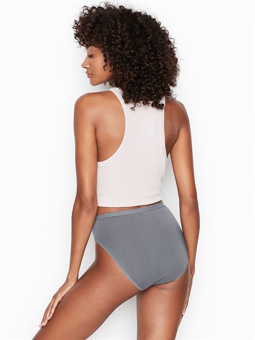 Stretch Cotton High-leg Brief Panty