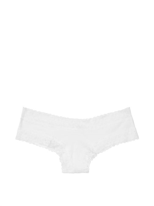 Stretch Cotton Lace-waist Cheeky Panty