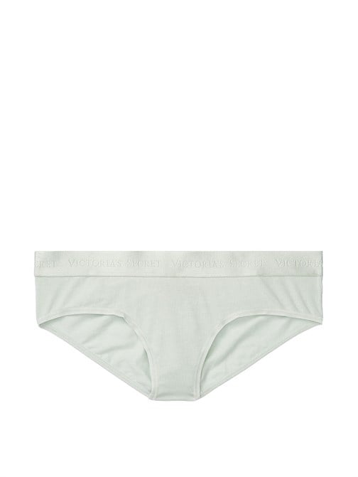 Stretch Cotton Logo Hiphugger Panty