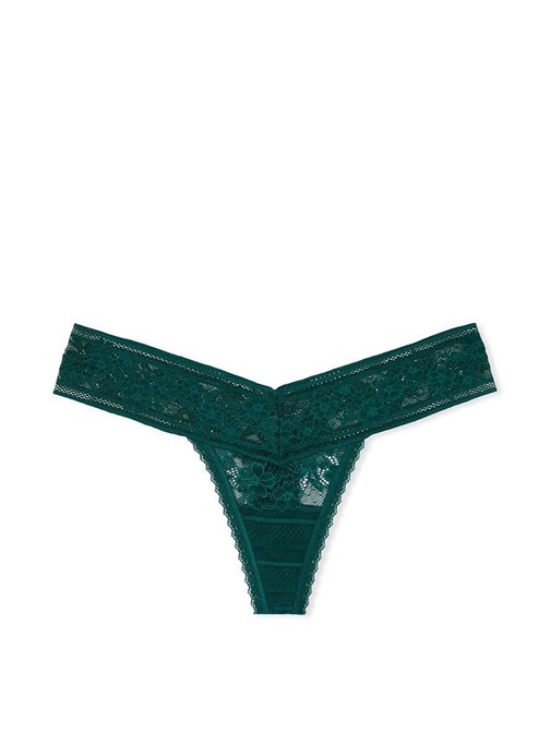 The Lacie Çiçek Şeritli Tanga Külot
