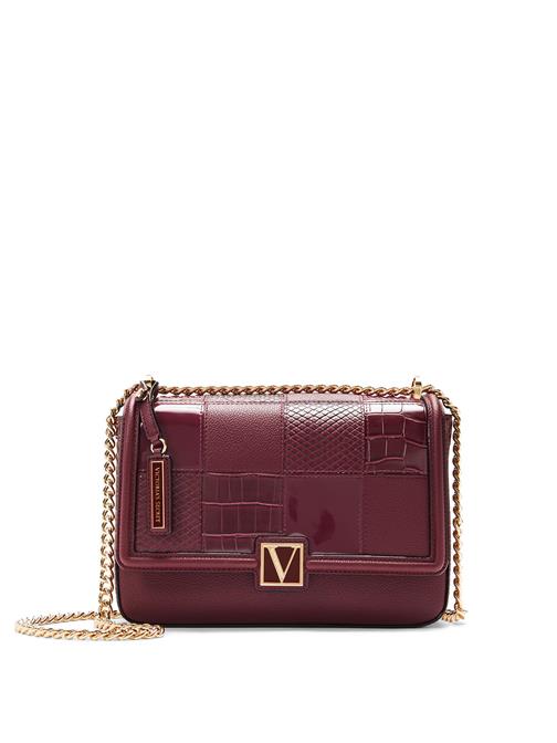 The Victoria Bordeaux Patchwork Omuz Çantası