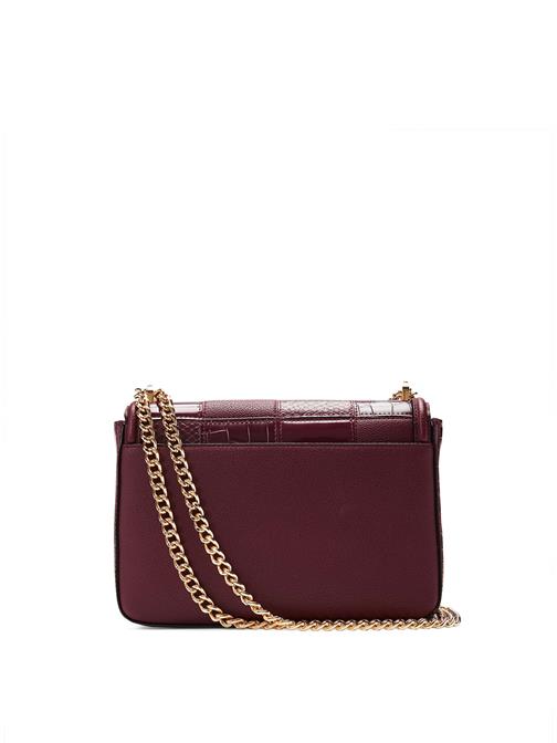 The Victoria Bordeaux Patchwork Omuz Çantası