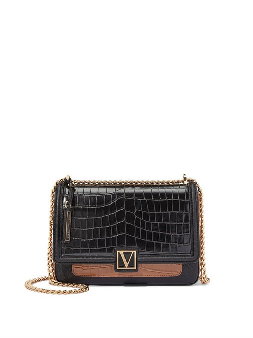 The Victoria Croc Colorblock Orta Boy Omuz Çantası