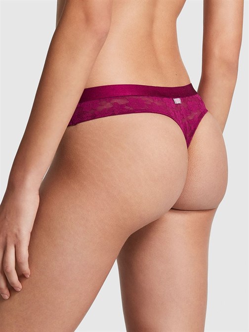 Tossed Çiçek Dantelli Tanga