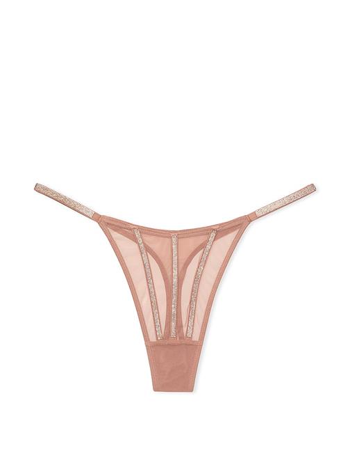 Transparan Işıltılı Tanga