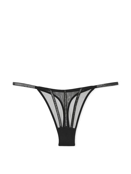 Transparan Işıltılı Tanga