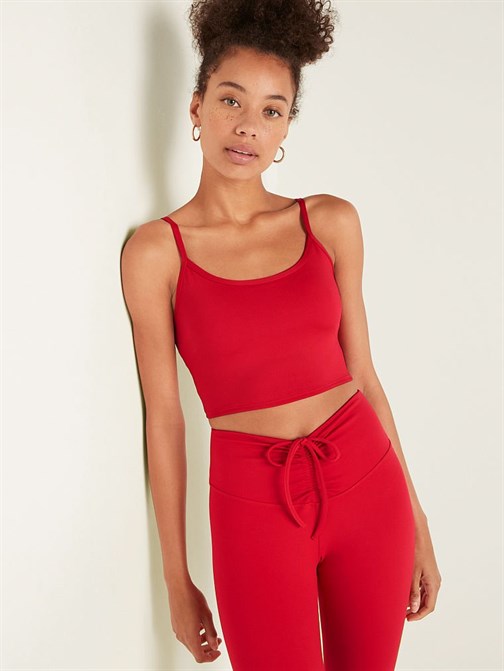 Ultimate İnce Astarlı Crop Spor Sütyeni