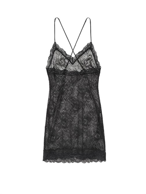 V-neck Stretch Lace Slip