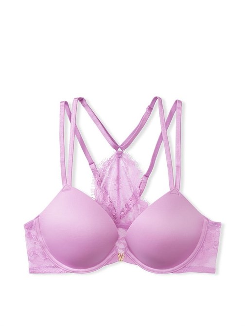 Very Sexy Sırtı Dantel Önden Kapamalı Push-Up Sütyen
