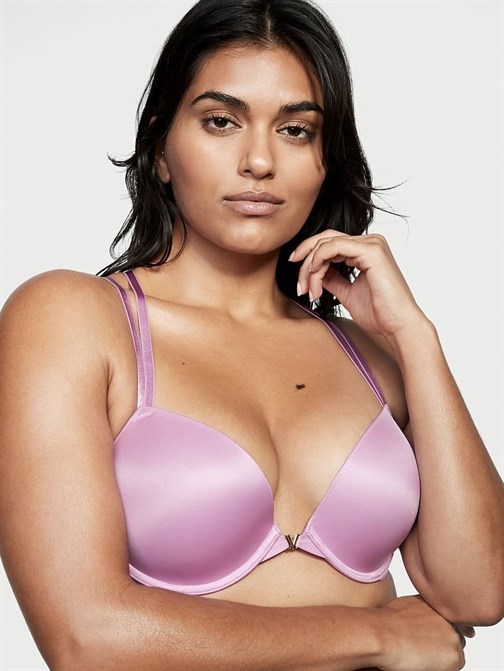 Very Sexy Sırtı Dantel Önden Kapamalı Push-Up Sütyen