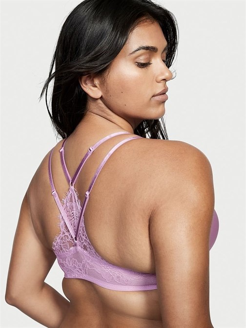 Very Sexy Sırtı Dantel Önden Kapamalı Push-Up Sütyen