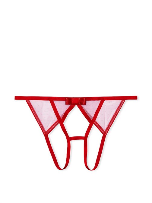 Very Sexy Transparan Gonca Noktalı Cheekini Külot