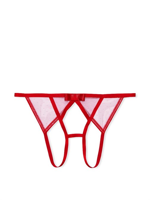 Very Sexy Transparan Gonca Noktalı Cheekini Külot