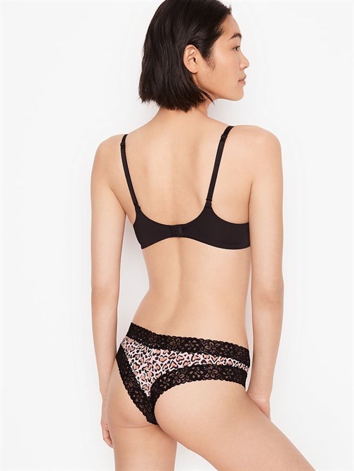 Victoria's Secret Esnek Pamuk Bel Kısmı Dantelli Cheeky Külot
