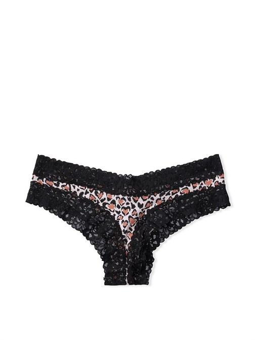 Victoria's Secret Esnek Pamuk Bel Kısmı Dantelli Cheeky Külot
