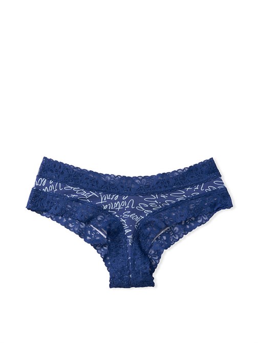 Victoria's Secret Esnek Pamuk Bel Kısmı Dantelli Cheeky Külot