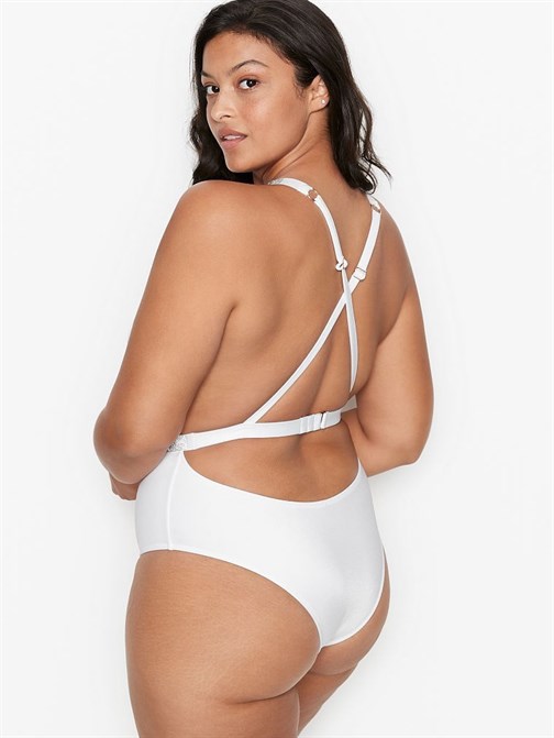 Victoria's Secret Işıltılı Askılı Montanita Kaldırıcı Tek Parça